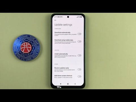 How to disable automatic software update download on Xiaomi Redmi Note 10 Android 11