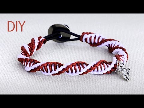 Heart Friendship Bracelet for Valentines Day DIY Tutorial