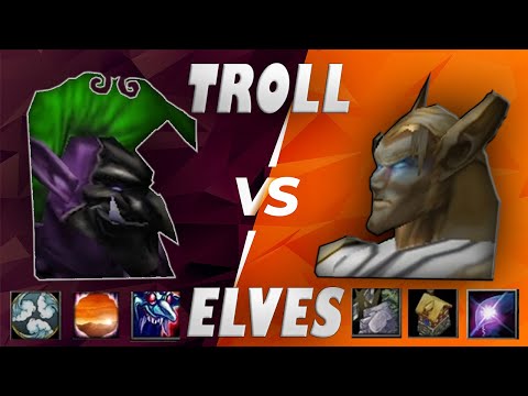 TROLL VS ELVES X4 | Warcraft 3 Reforged