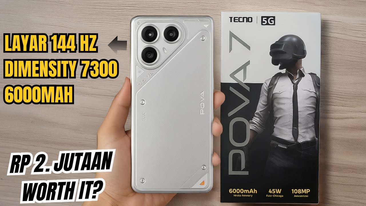 SELALU LEBIH MURAH! TECNO POVA 7 5G INDONESIA - VARIAN BARU BEDA RASA