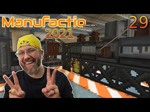 Lets Play Manufactio EP 29 - Mekanism 5x Ore Processing Setup! Chemical Dissolution Chamber!