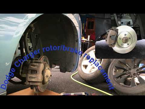 2007 Dodge Charger Front Brake Pads Rotors Install Removal Replacement 06-10 models