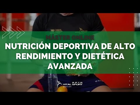 Curso online nutrición deportiva avanzada