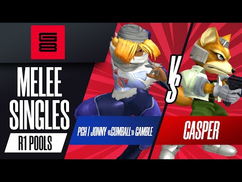 Casper vs. PGH | Jonny "Gumball" Gamble - Melee Singles R1 Pools - Genesis 8