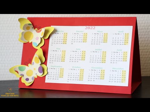 Calendrier 2022 à faire soi-même. Календарь 2022 - сделай сам.