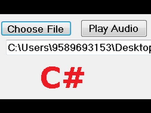 C Tutorial 34 How To Play An Audio File