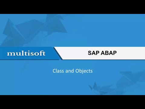 Sample Video for SAP-ABAP Class and Objects 