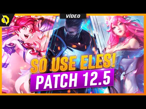 TIER LIST PATCH 12.5 - os MELHORES CAMPEÕES para CARREGAR - LOL