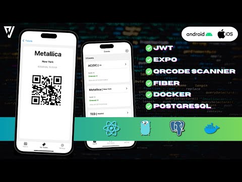 ⚛ React Native & Golang - Full Stack Project | Ticket Booking App