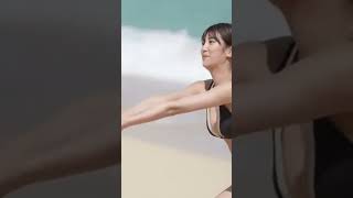 ABEMA専属　瀧山あかねアナ✨ビキニでビーチバレー
