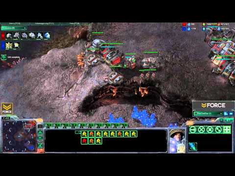 StarCraft 2 - [T] Marine Tank Banshee SCV All In - Strategy