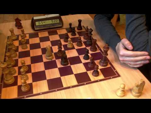 Deniss Nikolajevs - IM Rolands Berzins, rapid chess, Berlin defence