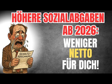 Höhere Sozialabgaben ab 2026: So viel weniger Netto bleibt dir wirklich!