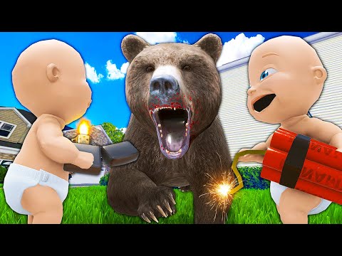 Babies KILL Bear with Dynamite - Who's Your Daddy 2 Update