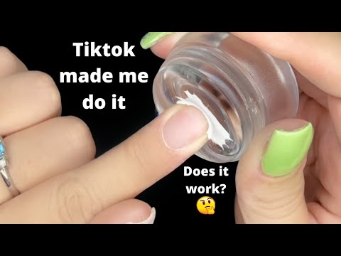 Testing the viral Tiktok French mani stamper hack *SHOOK*