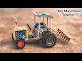 How To Make Matchbox Tractor At Home Diy Mini Tractor Science Project Working Model Toy Tractor