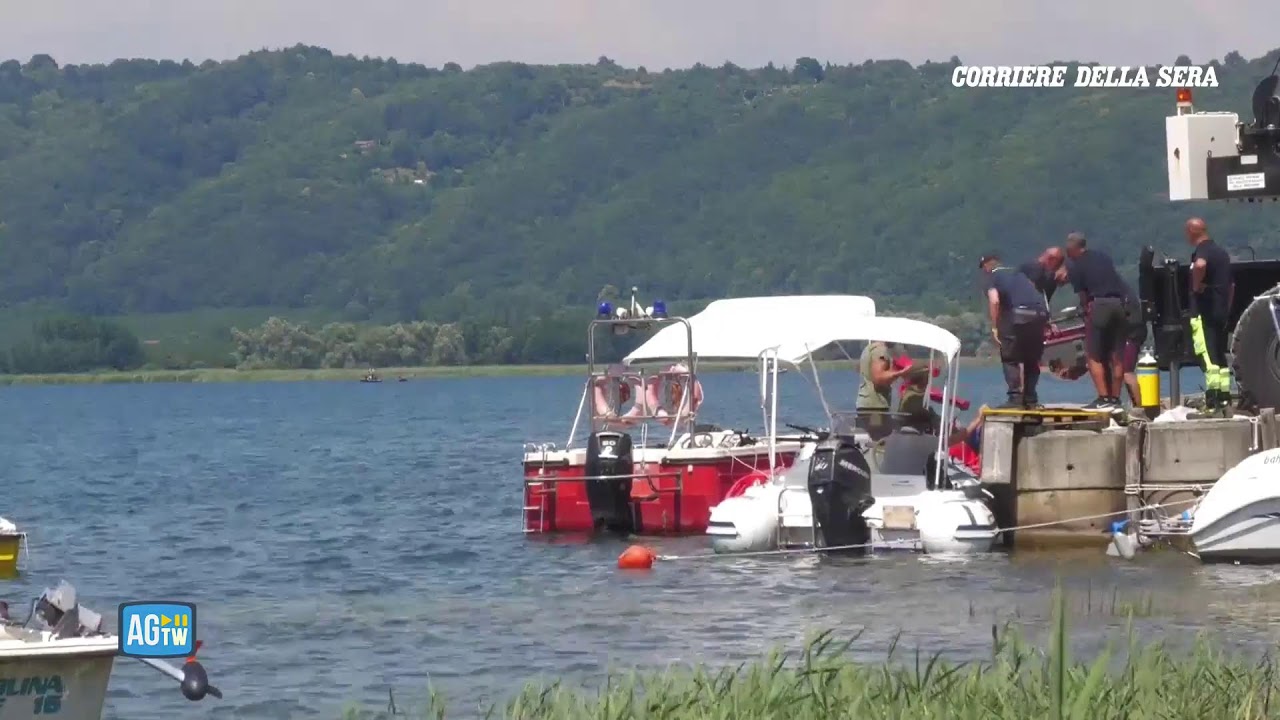 Lago di Vico, in corso le ricerche del marito della ministra Roccella disperso