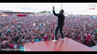 MBOSSO  aiimbisha Hodari  uwanja mzima sumbawanga wasafi festival 2018