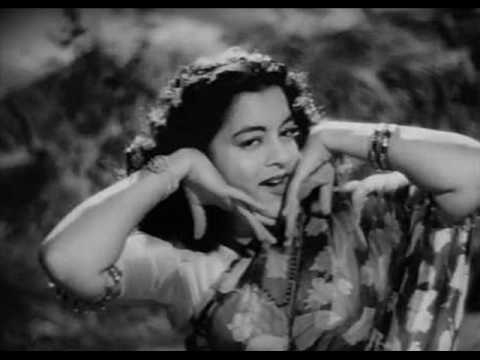 Dekh Gagan Mein Kaali Ghata Nalini Jaywant Film Muqaddar (1950)