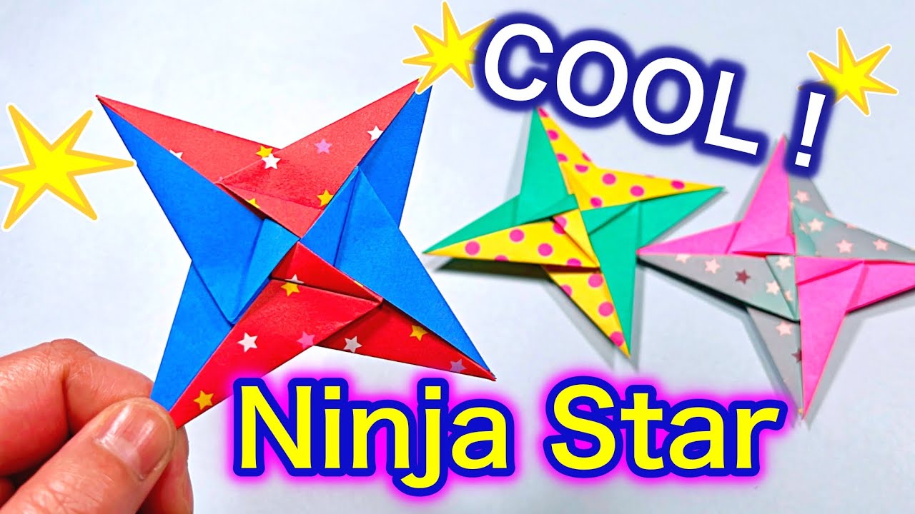 How to make a papera Cool Shuriken (Ninja Star) - Easy! [with Voiceover]   | origami  tutorial