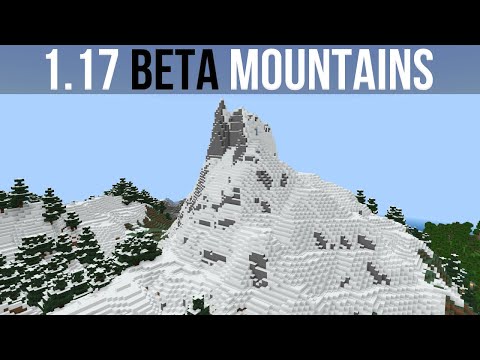 Minecraft 1.17 Beta : Mountains & Cliffs First Look!