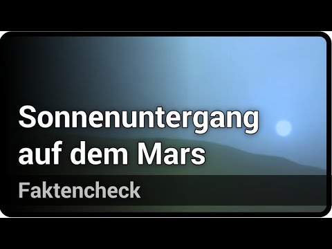 Blue Sunset on Mars • Fact-Finding | Andreas Müller