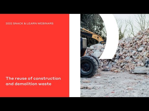 The Reuse of Construction and Demolition Waste