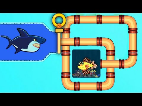 New save the fish game / New updated save  fish pull the pin mobile game / level 11063 - 11085