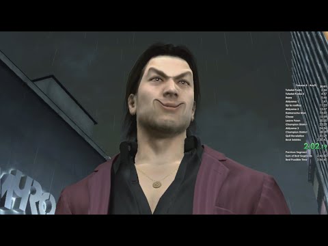 Yakuza 4 any% speedrun in 2:49:27 (former wr)