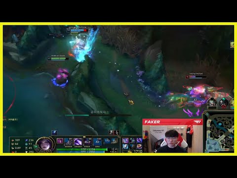 Faker Casually Sniping Everyone With AP Kai'Sa