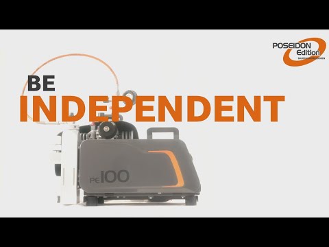 PE 100 POSEIDON EDITION breathing air compressor with BAUER technology
