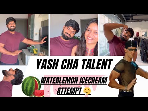 Yash chi takkar HRITIK RHOSAN sobat🤣❤️ | banvayla gelelo WATERLEMON ICECREAM🤣😅😰