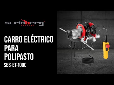 vídeo - Carro eléctrico para polipasto - 1000 kg