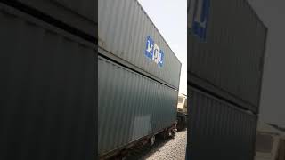 preview picture of video 'Double container train with Saharanpur'