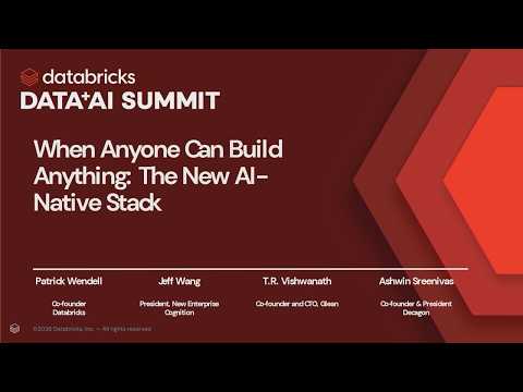 Watch: When Anyone Can Build Anything: The New AI-Native Stack