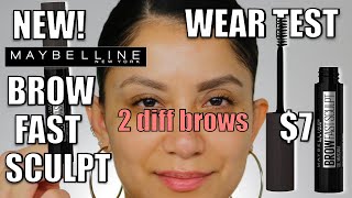 NEW! MAYBELLINE BROW FAST SCULPT + WEAR TEST | DEMO & REVIEW | MagdalineJanet