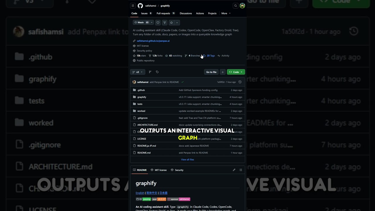 Graphify: The Knowledge Graph That Reads Your Entire Codebase, Then Explains It Back to You