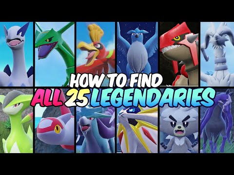 How to get ALL 25 Legendary Pokemon in Indigo Disk DLC - Pokemon Scarlet Violet