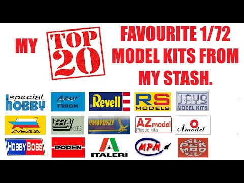 MY TOP 20 FAVOURITE 1/72 MODEL KITS FROM MY 800+ KIT STASH. ITALERI, ZVEZDA, REVELL, AZ MODEL, MPM.