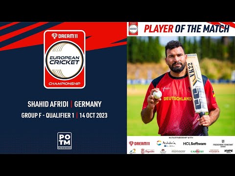 POTM: S.Afridi - GER vs POR | Highlights | Dream11 ECC23 | 14 Oct 2023 | ECC23.082
