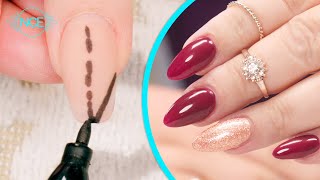Reshaping Coffin to Almond Nails - Detailed Hand Filing Tutorial