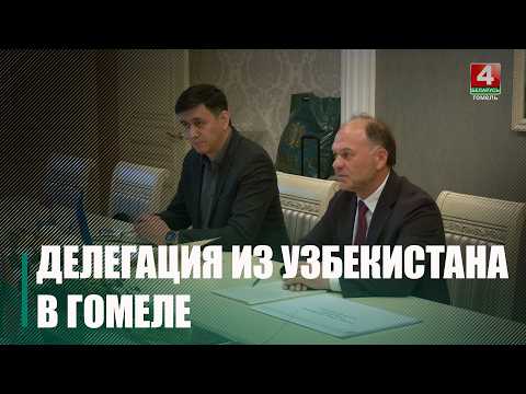 Инвестор из Узбекистана планирует создать бизнес на Гомельщине видео