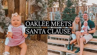 OAKLEE MEETS SANTA CLAUSE | for the 1st time...🎅🏼