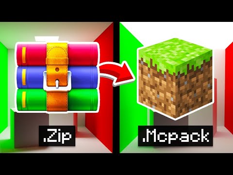 How To Turn A .Zip Texture Pack Into A .Mcpack File! (Minecraft Bedrock) #shorts