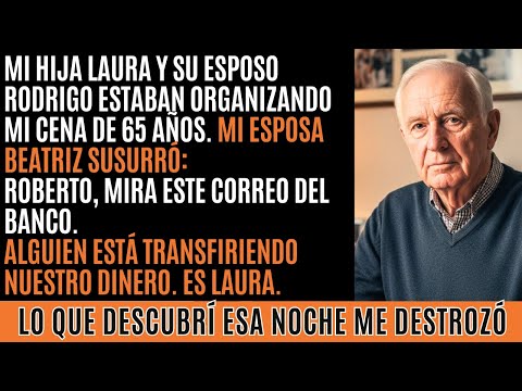 Mi Hija Organizaba Una Cena Para Mis 65 Años Cuando Mi Esposa Susurró: "Hay Algo Raro. Mira Esto..."