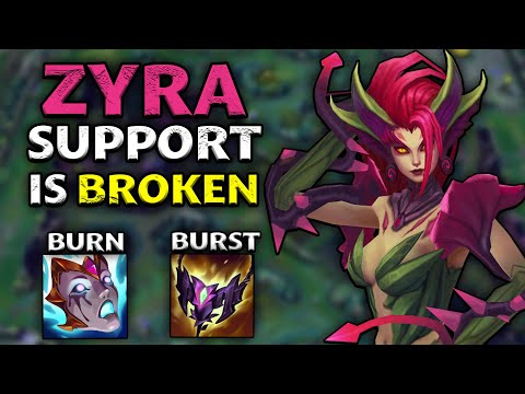 Zyra Support Gameplay – Aggressive Carry Support Bot Lane | League of Legends