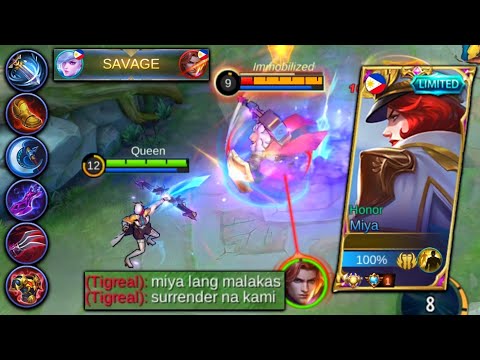 MIYA NEW BEST BUILD TO GET A SAVAGE! | Top 1 Global Miya