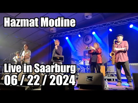 Hazmat Modine - Full live performance at the Stadthallle (City Hall) in Saarburg (Germany) 2024
