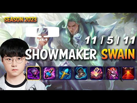 DK Showmaker SWAIN vs AHRI Mid - Patch 13.13 KR Ranked