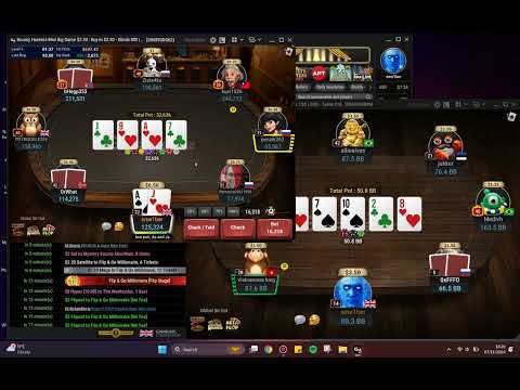 top pair eliminated by 4 flush - variance 100% of the time.